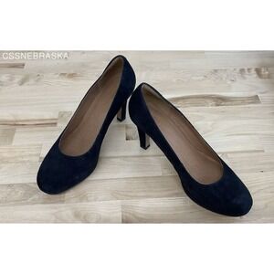 Clarks Black Women's Delsie Bliss Suede Heels - Size 9.5 M